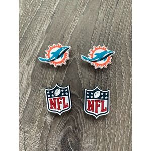 Miami Dolphins NFL Shoe Charms